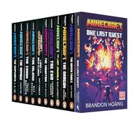 An Official Minecraft Novels 11 Books Collection Set (Minecraft One Last Quest, The Shipwreck, Voyage, Crash, Island, Rise of the Arch Illager, Mountain , End, Lost Journals, Dragon & Haven Trials)