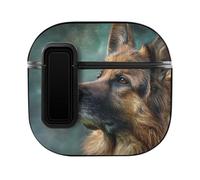 An Old German Shepherd Dog Printed Earphone Case Cover Compatible for AirPods 4 Earbuds Cases Protective Boxes