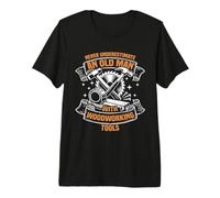 an Old man Funny Woodworking Carpenter's Craftsman Premium T-Shirt