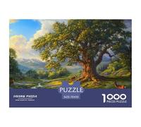 An Old Oak Tree Jigsaw Puzzle Waterproof 1000 Piece for Adults Impossible Home Decoration