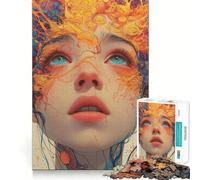 An Open Mind Adults 1000 Piece Jigsaw Puzzle Think Exercise Game Zero Gap Bonding Activity for Loved Ones (38x26cm)