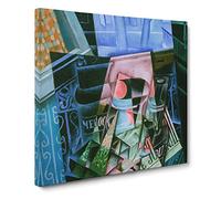 An Open Window by Juan gris Canvas Print | Gallery Wrapped 30mm Frame Wall Art | 14x14 inches | Ready to Hang | Classic Picture | Living Room Bedroom Lounge Office