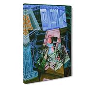 An Open Window By Juan Gris Canvas Print | Gallery Wrapped 30mm Frame Wall Art | 30x20 inches | Ready to Hang | Classic Picture | Living Room Bedroom Lounge Office