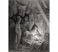 An opium den in the slums of East London 19th century. After an illustration by Gustave DorÔøΩ in the 1890 American edition of London: A Pilgrimage written by Blanchard Jerrold and illustrated by