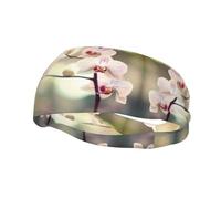 an Orchid. Basketball Fitness Elastic Headband, Unisex Sports Headband, Sports Running Cycling Yoga Sweat-Absorbent Band,