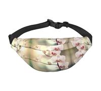 An orchid. Travel Fashion Waist Bag, Suitable for Sports, Running, Cycling, Traveling, Fishing Boys Large Crossbody Waist Bag,