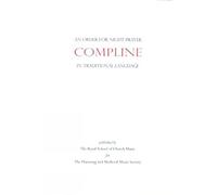 An Order for Compline (Night Prayer) in Traditional Language