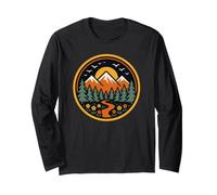 an Outdoor Trekking Journey into the deep Pine Woods Long Sleeve T-Shirt