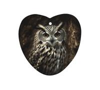 An Owl Car Air Freshener Hanging, Long Lasting Scented Car Aromatherapy Tablets, Love form Fragrance Scented Cards for Vehicles, Bedroom, Wardrobe Black-style