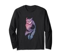 An Owl Dreamcatcher Native American Heritage Indian Tribal Long Sleeve T-Shirt