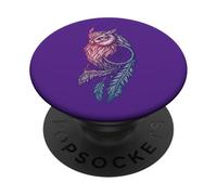 An Owl Dreamcatcher Native American Heritage Indian Tribal PopSockets Adhesive PopGrip