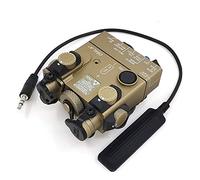 AN/PEQ-15A DBAL-A2 LED White Light + Lenses with Remote Switch Tactical Hunting Battery Box Gold