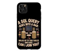 An SQL Query Walks Into a Bar Programming Coder Developer Case for iPhone 11 Pro Max