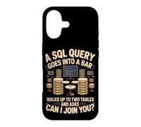 An SQL Query Walks Into a Bar Programming Coder Developer Case for iPhone 17