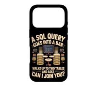 An SQL Query Walks Into a Bar Programming Coder Developer Case for iPhone 17 Pro