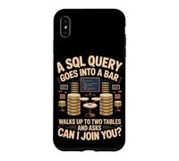 An SQL Query Walks Into a Bar Programming Coder Developer Case for iPhone XS Max