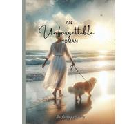 An Unforgettable Woman Memorial Service Sign-in Guest Book: Pet lover walk on the beach watercolor illustrated cover