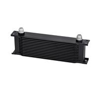 AN10 Aluminum Radiator 10/13/15/16/19/25/30 Row Oil Cooler Cooling Radiator Replacement Universal Oil Cooler Engine(13 rows black)