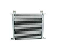 AN10 Aluminum Radiator 10/13/15/16/19/25/30 Row Oil Cooler Cooling Radiator Replacement Universal Oil Cooler Engine(30 rows silver)