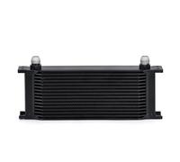 AN10 Aluminum Radiator 7/10/13/16/19/25/30 Rows British Type Car Engine Oil Cooler Cooling Radiator Replacement Universal Cooler(16 rows black)