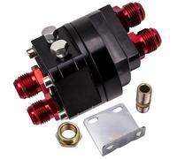 Black Oil Filter Relocation Kit + Cooler Sandwich Plate Adapter AN10 3/4X16 new