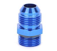 AN10 to ORB10 Male Thread Adapter Fitting | Blue T6061 Aluminum Alloy for Hydraulic/Pneumatic Systems | Reusable & Leak - Proof Design