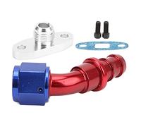 AN10 Turbo Oil Return Drain Flange, Replacement for Garrett T3, T4, T04B, T04E, T7, GT30, GT32, T66 Series, Strong and Resistant, Funnel Shaped Oil Inlet Design, Wear and