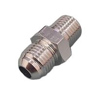 AN3 AN4 AN6 AN8 AN10 AN12 to 1/8 1/4 3/8 1/2 3/4 NPT Oil-Cooled Adapter Universal Straight Fuel Hose Pipe Thread Fitting(White,AN12 TO3I4NPT_Other)