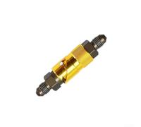 AN3 Brake Line Quick Disconnect Fitting for Motorcycle Racing - CNC Aluminum Alloy Hose Connector Caliper Adapter Black Red Blue Gold Fitment(Gold)