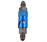 AN3 Quick Release Motorcycle Dry Break Coupling, Pack, Brake Hose Connector, Fast Fluid-Isolation Fitting, Aluminum Alloy, for Motorcycle Brake Systems(Blue)