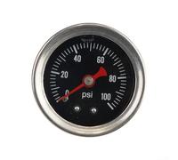 AN412 Fuel Pressure Gauge 0 100 Psi with 1/8 NPT Female Port Compatible with AN4 to AN12 Adapters Built with Stainless Steel and Aluminum Components (A)