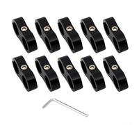 AN4AN10 Double Hole Clamp Automotive Solution for Fuel Hose Management (AN10)