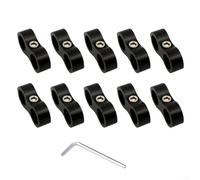 AN4AN10 Double Hole Clamp Automotive Solution for Fuel Hose Management (AN8)