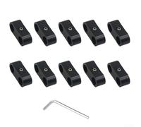AN4AN10 Pipe Clamp for Automotive Use Ideal for Fuel, Brake, Water, and Air Pipe Management (AN4)