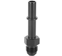AN6 Quick Connect Fuel Adapter Fitting 3/8 Inch High Performance Male LS Connector for GM Vehicles Professional Grade CNC Machined Black