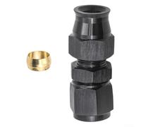 AN6 Rotating Fuel Line Connector Adapter, Body and Brass Sealing for Car and Truck Fuel Delivery Systems, Fits 5/16 and 3/8 Inch Necking Hard Wire Pipe(MG08-5/16)