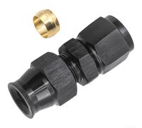 AN6 Swivel Fuel Line Adapter Connector, with Rotating Brass Design for Reliable Automotive Fuel Systems, for 5/16 and 3/8 Inch Necking Hard Wire Hose(MG08-3/8)