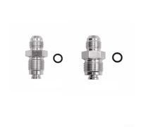 AN6 to M16x1.5 M18x1.5 Adapter Set with O-Rings Included(Silver MG55)