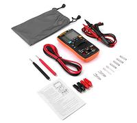 AN8008 True-RMS Digital Multimeter - 6000 Counts AC/DC Voltage Current Tester, Measures Resistance, Diode, Continuity, Large Backlit LCD, Safety Protection for Home & Automotive Use