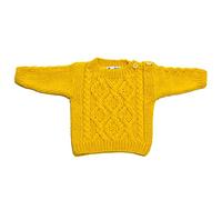 Ana Gibb Cotton Cable-Knit Jumper (2-3 Years, Yellow)