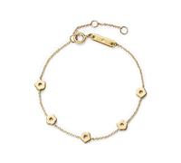 Ana Luisa Gold Bracelets for Women - 14K Gold Plated Dainty Chain w/Pearl, Heart & Flower, Cuff Bracelet Styles - Hypoallergenic Water-Resistant Tarnish-Free Jewelry - Adjustable Bracelets for Women