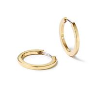 Ana Luisa Huggie Hoops (Size M) | 14K Gold Dipped Minimal & Dainty Gold Huggie Hoops | Hypoallergenic, Water-Repellent & Tarnish Free Earrings
