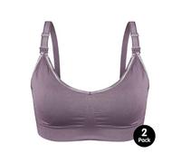 Ana Wiz Soft & Comfortable XL Wireless Nursing Bra 2pc Mauve