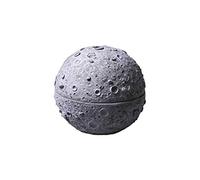 anaan LUNA Concrete Ashtray with Lid Outdoor Windproof Ashtray Ø4.3in