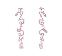 Anabela Chan 14K rose gold and 18K gold vermeil Script sapphire earrings - Pink One Size