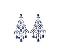 Anabela Chan 18K gold and rhodium vermeil Celestial Cascade sapphire earrings - Silver One Size