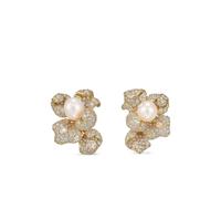 Anabela Chan 18K yellow gold vermeil Pearl Blossom earrings One Size