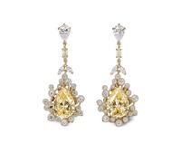 Anabela Chan 18kt gold vermeil Canary Spectra diamond earrings One Size