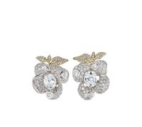 Anabela Chan 18kt yellow and white gold Blossom diamond earrings - Silver One Size