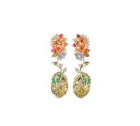 Anabela Chan 18kt yellow gold vermeil Lemon multi-stone earrings One Size